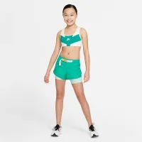 Nike Tempo Big дитячі (Girls') Tie-Dye Running шорти колір зелений