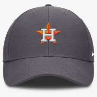 Houston Astros Club чоловічі Nike Dri-FIT MLB Adjustable Hat колір сірий