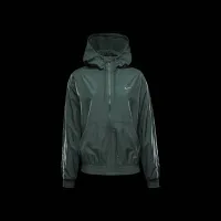 Nike Sportswear Classic Wovens женская Loose UV Hooded Куртка цвет зеленый