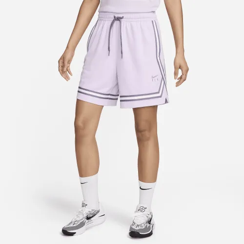 Nike Fly Crossover женская баскетбольные шорты цвет фиолетовый