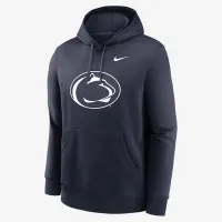 Penn State Nittany Lions Primetime Everцвет зеленый Club Primary Logo мужские Nike College Pullover Толстовка с капюшоном синий