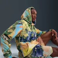 Nike Standard Issue мужские Therma-FIT Pullover баскетбольные Толстовка с капюшоном цвет зеленый