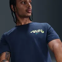 Nike мужские для гольфа футболка синий