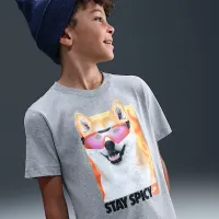 Nike Sportswear Big детские футболка цвет серый