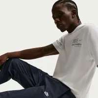 Nike Club мужские Woven Tapeцвет красный Pants синий
