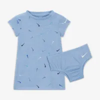 Nike Swoosh Printed Tee Костюм Baby Костюм Blue