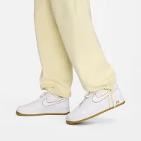 Nike Solo Swoosh чоловічі Open-Hem Fleece Pants колір коричневий