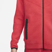 Nike Sportswear Tech Fleece Windrunner чоловічі Full-Zip Толстовка з капюшоном колір червоний