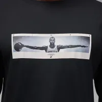 Nike Jordan мужские Long-Sleeve Crew-Neck футболка цвет черный