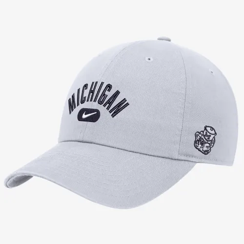 Michigan Nike College Campus Cap колір білий