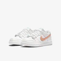Nike Dunk Low Big детские Кроссовки цвет белый
