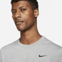 Nike Dri-FIT мужские Fitness футболка цвет серый