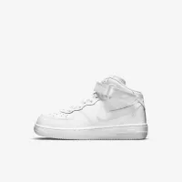 Nike Force 1 Mid LE Little дитячі Shoe колір білий
