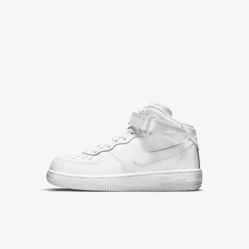 Nike Force 1 Mid LE Little дитячі Shoe колір білий