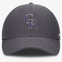 Colorado Rockies Club мужские Nike Dri-FIT MLB Adjustable Hat цвет серый