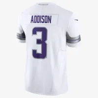 Jordan Addison Minnesota Vikings мужские Nike Dri-FIT NFL Limited Football Jersey цвет белый