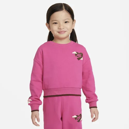 Nike Sweet Swoosh Toddler Crew Pink