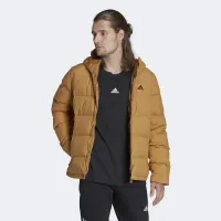 Куртка adidas Helionic Hooded Down HG8748 - коричнева