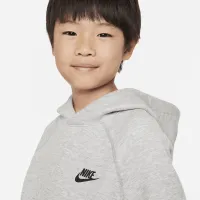 Nike Sportswear Tech Fleece Big дитячі (для хлопчиків) Pullover Толстовка з капюшоном колір сірий
