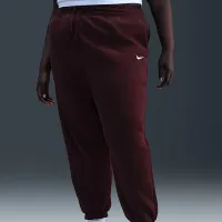 Nike Sportswear Phoenix Fleece жіноча З високою талією оверсайз Sweatpants (великі розміри) колір червоний
