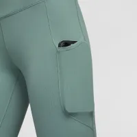 Nike One женская С высокой Талией 7/8 лосины с карманамицвет зеленый