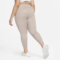 Nike Go жіноча Firm-Support З високою талією 7/8 лосіни з кишенями(великі розміри) колір коричневий