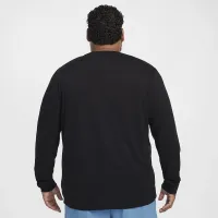 Nike мужские Dri-FIT Long-Sleeve Fitness футболка цвет черный