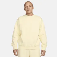 Nike Solo Swoosh мужские Fleece Crew цвет коричневый