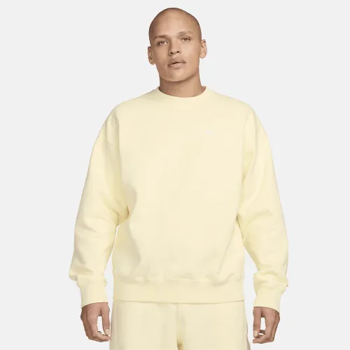 Nike Solo Swoosh мужские Fleece Crew цвет коричневый