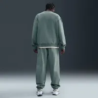 Nike Solo Swoosh чоловічі Fleece Crew колір сірий