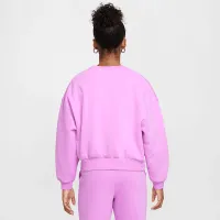 Nike Sportswear Club Fleece Girls' Boxy Crew-Neck свитшот цвет фиолетовый