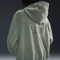 Nike Sportswear женская оверсайз Full-Zip French Terry Толстовка с капюшоном цвет зеленый
