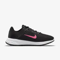 Nike Revolution 6 женская Road Running Кроссовки (Wide) цвет черный