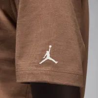 Nike Jordan Flight Heritage жіноча Graphic футболка колір коричневий