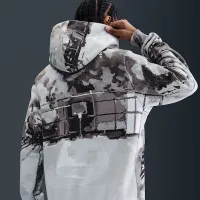 Nike Standard Issue чоловічі Therma-FIT Pullover баскетбольні Толстовка з капюшоном колір сірий