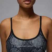 Nike Jordan Sport жіноча Printed Cropped Tank колір чорний
