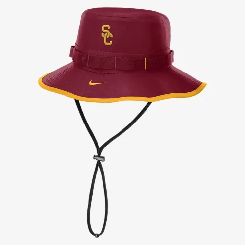 USC Trojans On-Field Apex Boonie мужские Nike Dri-FIT College Bucket Hat цвет красный