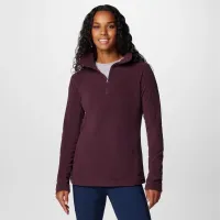 Кофта/футболка Columbia Glacial IV 1/2 Zip 1802201606 - бордова