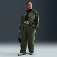 Nike Sportswear Classic женская Mid-Rise Open-Hem Pants (большие размеры) цвет зеленый