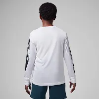 Nike Jordan Big детские MVP Flight Long Sleeve футболка цвет белый