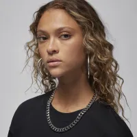 Nike Jordan Essentials жіноча оверсайз футболка колір чорний