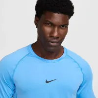 Nike Pro чоловічі Dri-FIT Slim Short-Sleeve Top блакитний