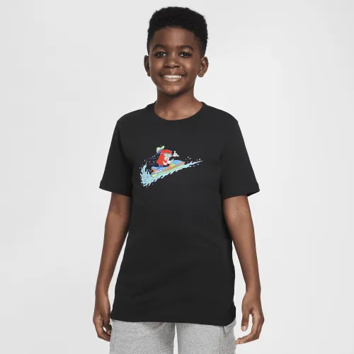 Nike Sportswear Big дитячі футболка колір чорний