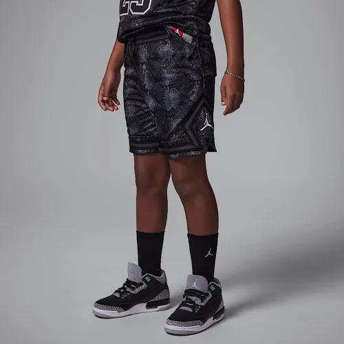 Nike Jordan Dri-FIT Big детские MJ Printed Sport Diamond шорты цвет серый