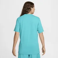 Nike Sportswear Club мужские футболка цвет зеленый