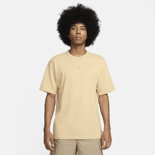 Nike Sportswear Premium Essentials мужские футболка цвет коричневый