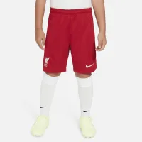 Liverpool FC 2023/24 Stadium Home Big детские Nike Dri-FIT Soccer шорты цвет красный