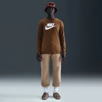 Nike Sportswear чоловічі Long-Sleeve футболка колір коричневий