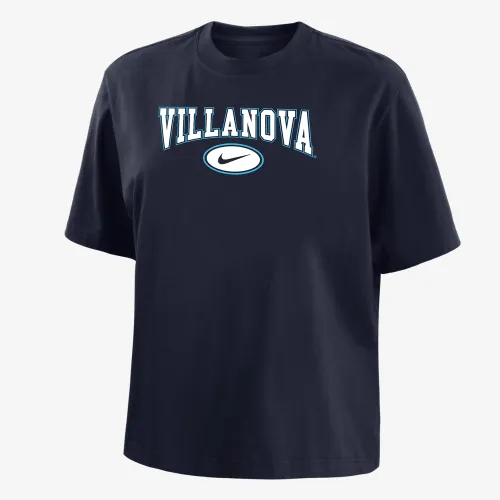 Villanova жіноча Nike College Boxy футболка блакитний