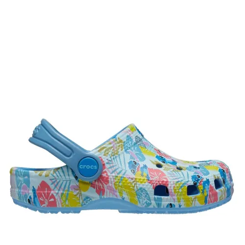 Шлёпанцы Crocs Toddler's Disney Stitch Classic Clog 209471-4TB - Голубые